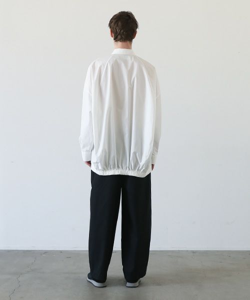 VU.ヴウ.ballon shirt-FINX COTTON vu-a23-s01[OFF WHITE]