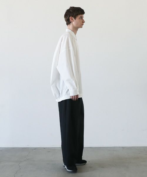 VU.ヴウ.ballon shirt-FINX COTTON vu-a23-s01[OFF WHITE]