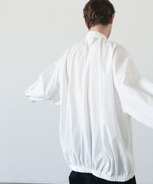 VU.ヴウ.ballon shirt-FINX COTTON vu-a23-s01[OFF WHITE]