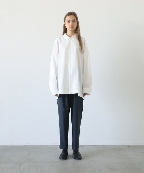 VU.ヴウ.ballon shirt-FINX COTTON vu-a23-s01[OFF WHITE]