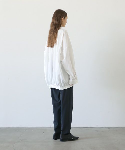 VU.ヴウ.ballon shirt-FINX COTTON vu-a23-s01[OFF WHITE]