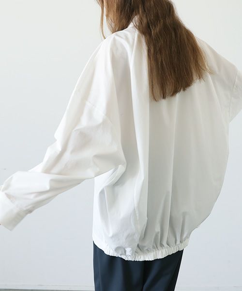 VU.ヴウ.ballon shirt-FINX COTTON vu-a23-s01[OFF WHITE]