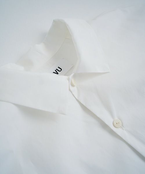 VU.ヴウ.ballon shirt-FINX COTTON vu-a23-s01[OFF WHITE]