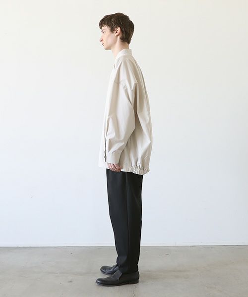 VU.ヴウ.ballon shirt-FINX COTTON vu-a23-s01[OFF BEIGE]