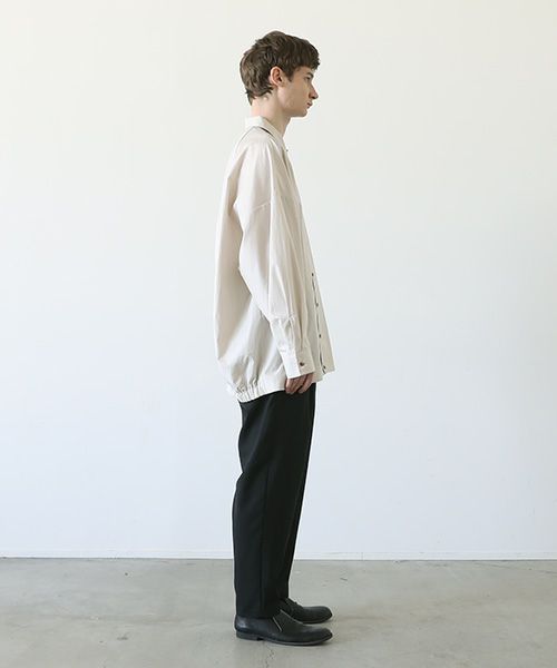 VU.ヴウ.ballon shirt-FINX COTTON vu-a23-s01[OFF BEIGE]