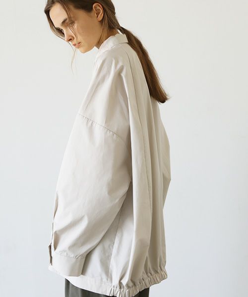 VU.ヴウ.ballon shirt-FINX COTTON vu-a23-s01[OFF BEIGE]