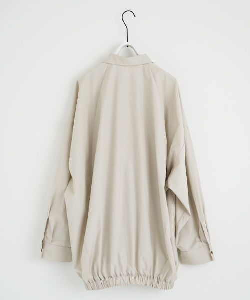 VU.ヴウ.ballon shirt-FINX COTTON vu-a23-s01[OFF BEIGE]