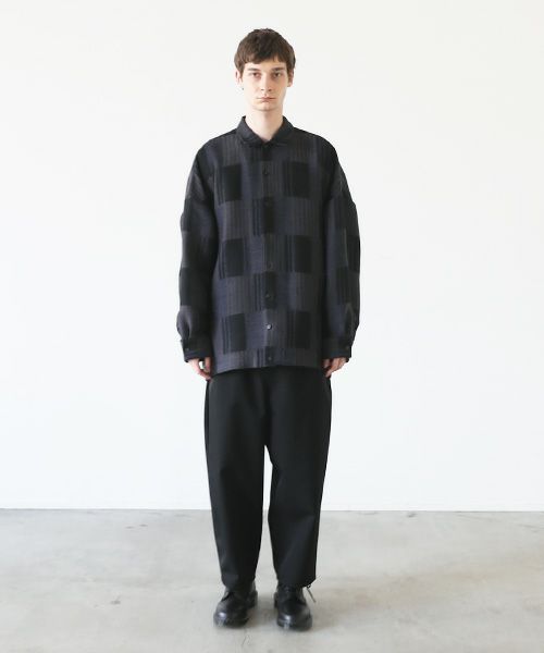 VU.ヴウ.check ballon shirt vu-a23-s01[CHECK]