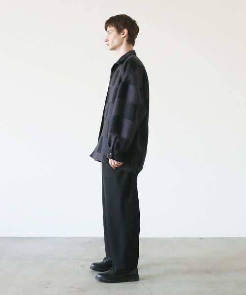 VU.ヴウ.check ballon shirt vu-a23-s01[CHECK]