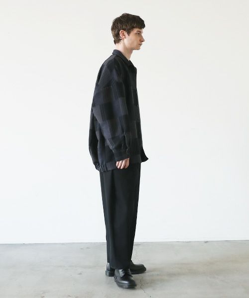 VU.ヴウ.check ballon shirt vu-a23-s01[CHECK]