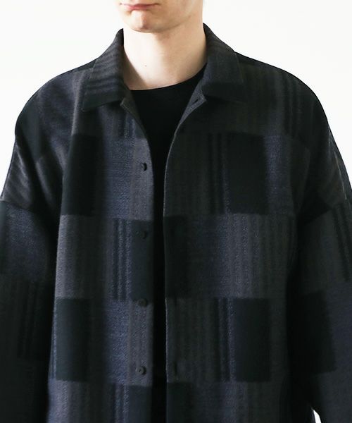 VU.ヴウ.check ballon shirt vu-a23-s01[CHECK]