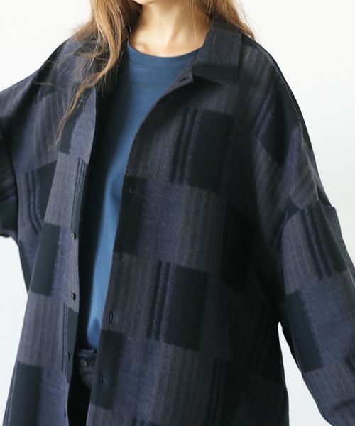 VU.ヴウ.check ballon shirt vu-a23-s01[CHECK]