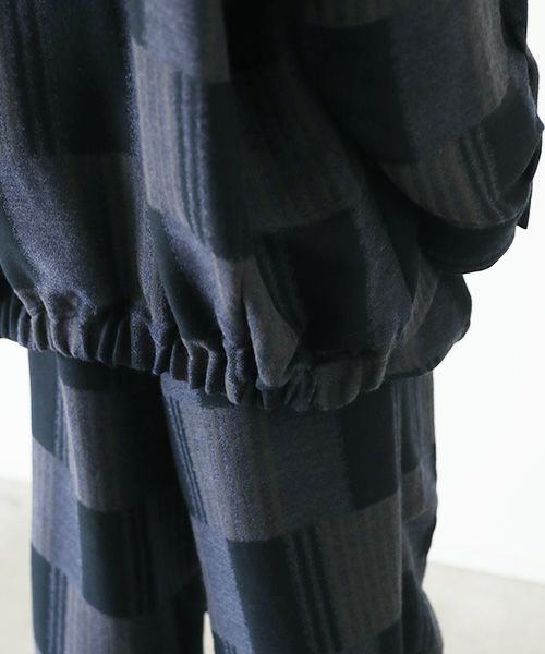 VU.ヴウ.check ballon shirt vu-a23-s01[CHECK]