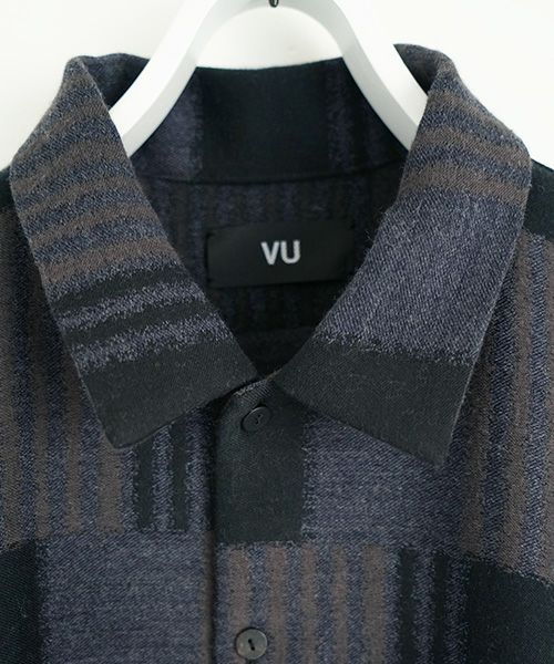 VU.ヴウ.check ballon shirt vu-a23-s01[CHECK]