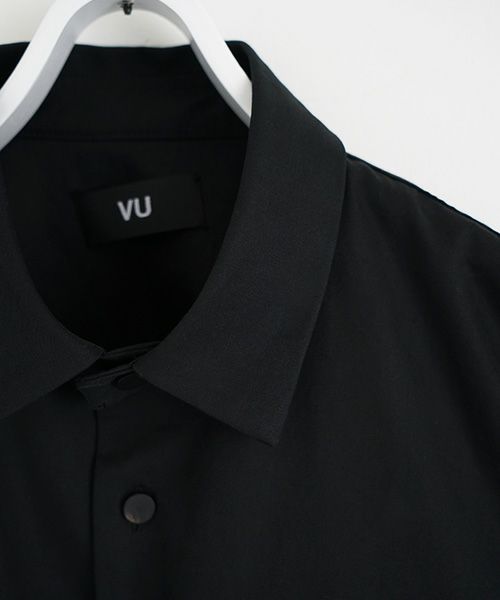 flight shirt-FINX COTTON vu-a23-s02[BLACK]