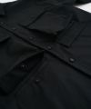 flight shirt-FINX COTTON vu-a23-s02[BLACK]
