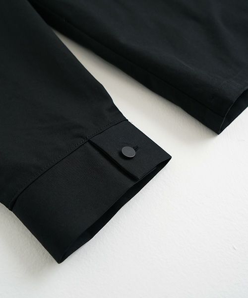 flight shirt-FINX COTTON vu-a23-s02[BLACK]