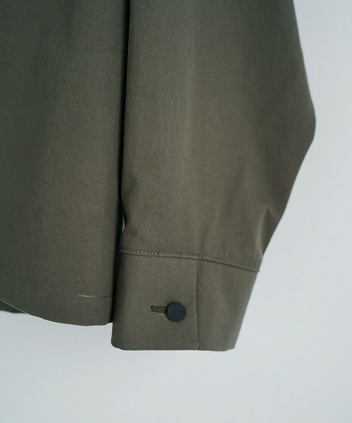 VU.ヴウ.flight shirt-FINX COTTON vu-a23-s02[DARK KHAKI]