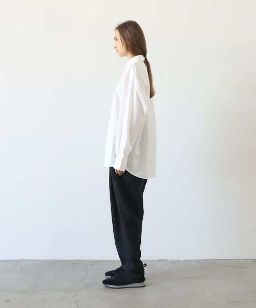 VU.ヴウ.base shirt-FINX COTTON vu-a23-s03[OFF WHITE]