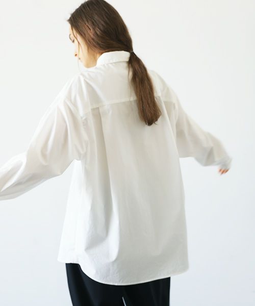 VU.ヴウ.base shirt-FINX COTTON vu-a23-s03[OFF WHITE]