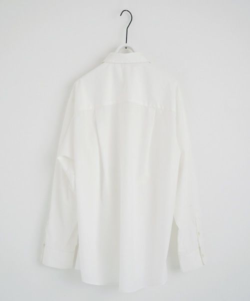 VU.ヴウ.base shirt-FINX COTTON vu-a23-s03[OFF WHITE]