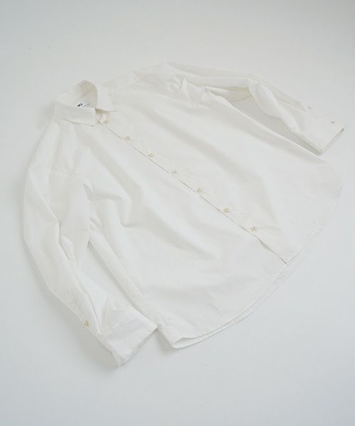 VU.ヴウ.base shirt-FINX COTTON vu-a23-s03[OFF WHITE]