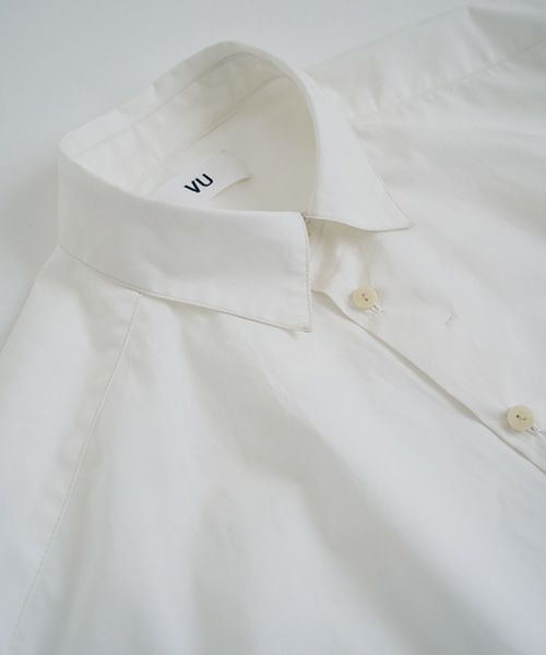 VU.ヴウ.base shirt-FINX COTTON vu-a23-s03[OFF WHITE]
