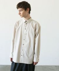 VU.ヴウ.base shirt-FINX COTTON vu-a23-s03[OFF BEIGE]