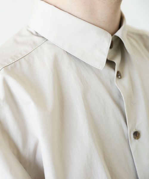 VU.ヴウ.base shirt-FINX COTTON vu-a23-s03[OFF BEIGE]