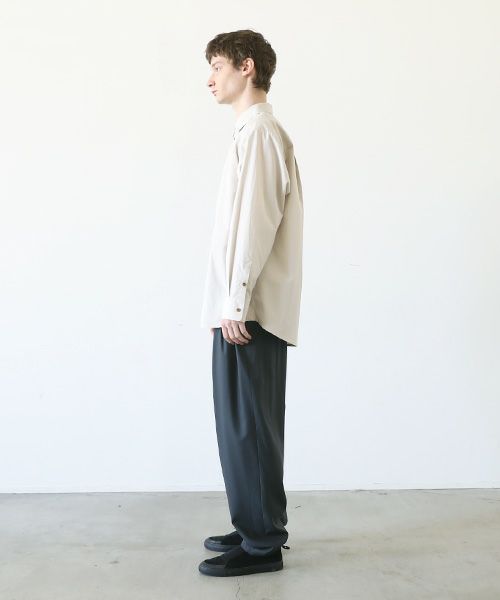 VU.ヴウ.base shirt-FINX COTTON vu-a23-s03[OFF BEIGE]