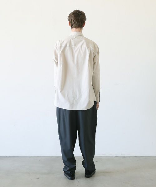 VU.ヴウ.base shirt-FINX COTTON vu-a23-s03[OFF BEIGE]