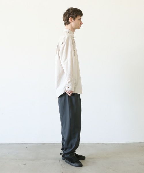 VU.ヴウ.base shirt-FINX COTTON vu-a23-s03[OFF BEIGE]