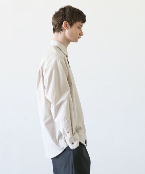 VU.ヴウ.base shirt-FINX COTTON vu-a23-s03[OFF BEIGE]