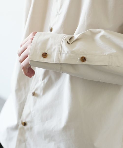 VU.ヴウ.base shirt-FINX COTTON vu-a23-s03[OFF BEIGE]