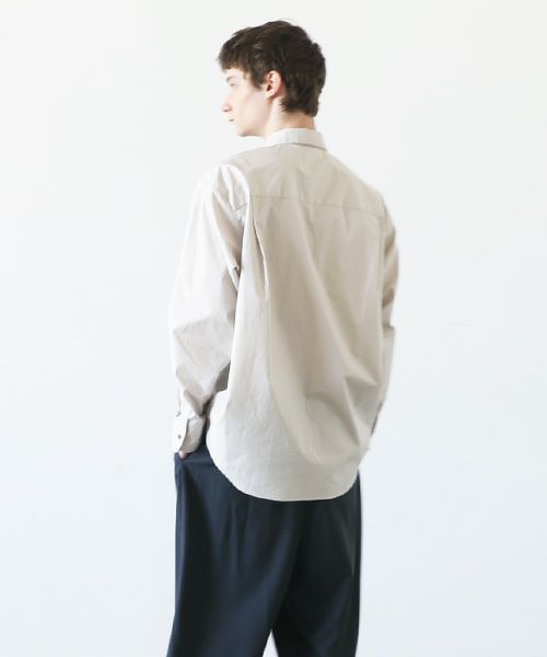 VU.ヴウ.base shirt-FINX COTTON vu-a23-s03[OFF BEIGE]