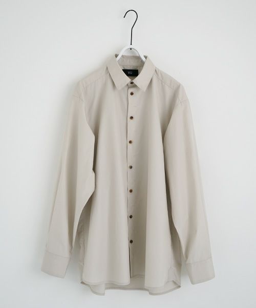VU.ヴウ.base shirt-FINX COTTON vu-a23-s03[OFF BEIGE]