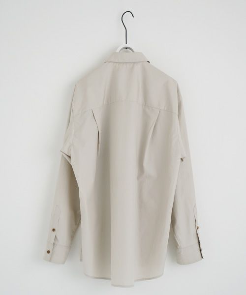 VU.ヴウ.base shirt-FINX COTTON vu-a23-s03[OFF BEIGE]