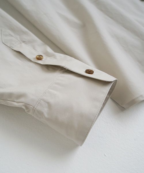 VU.ヴウ.base shirt-FINX COTTON vu-a23-s03[OFF BEIGE]