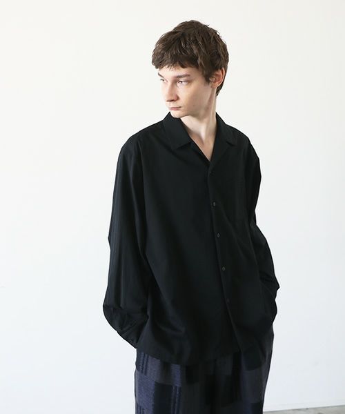 VU.ヴウ.open shirt vu-a23-s04[BLACK]