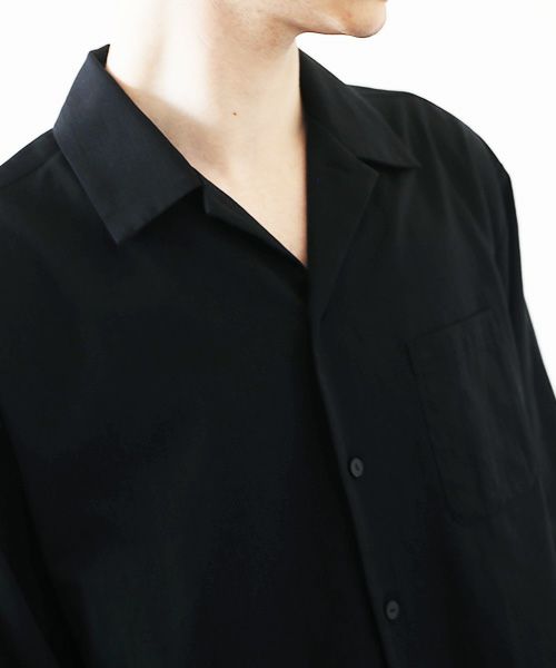 VU.ヴウ.open shirt vu-a23-s04[BLACK]