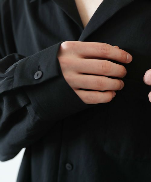 VU.ヴウ.open shirt vu-a23-s04[BLACK]