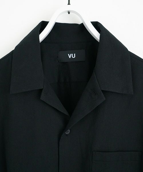 VU.ヴウ.open shirt vu-a23-s04[BLACK]