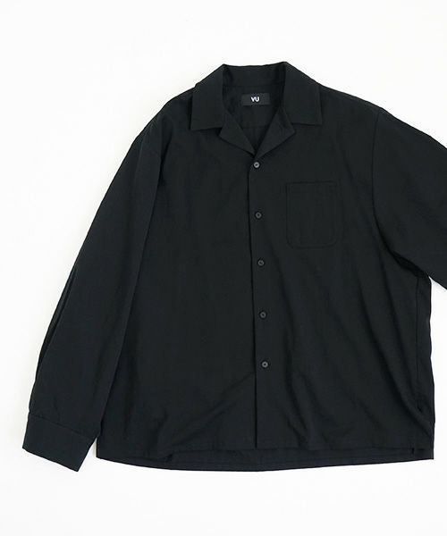 VU.ヴウ.open shirt vu-a23-s04[BLACK]
