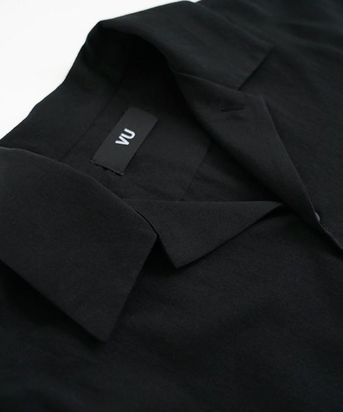VU.ヴウ.open shirt vu-a23-s04[BLACK]