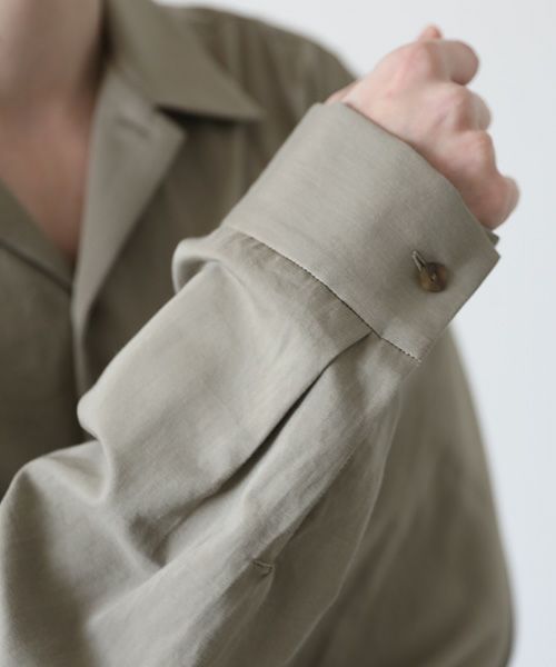 VU.ヴウ.open shirt vu-a23-s04[GREIGE]