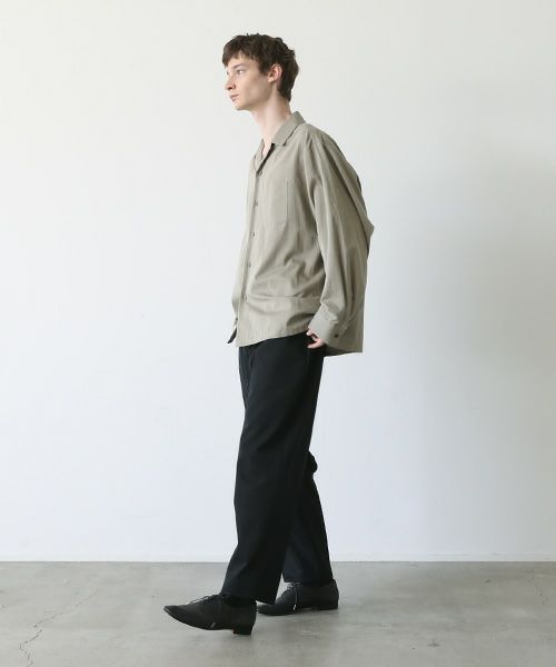 VU.ヴウ.open shirt vu-a23-s04[GREIGE]