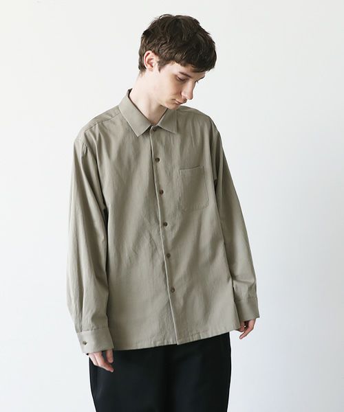 VU.ヴウ.open shirt vu-a23-s04[GREIGE]
