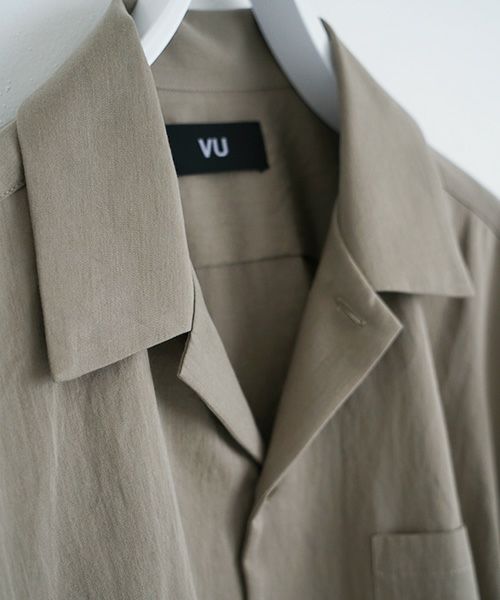 VU.ヴウ.open shirt vu-a23-s04[GREIGE]