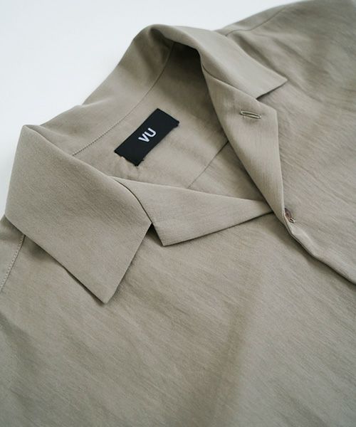 VU.ヴウ.open shirt vu-a23-s04[GREIGE]