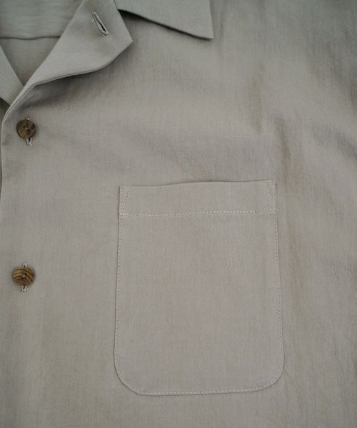 VU.ヴウ.open shirt vu-a23-s04[GREIGE]